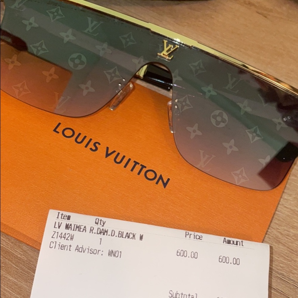 Louis Vuitton Monogram Glasses With Recipt